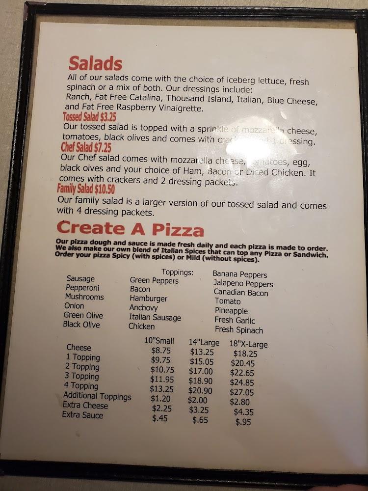 Palucci's Pizza Menu image 3
